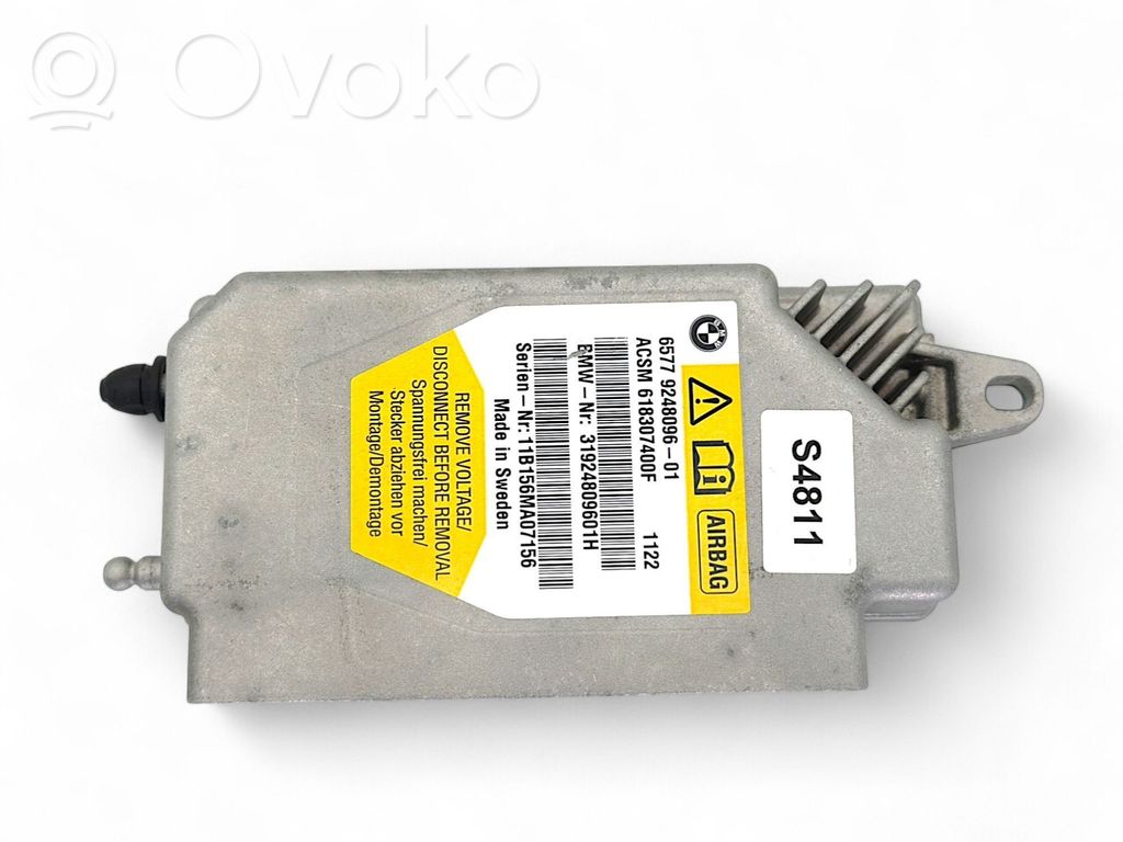 BMW 5 F10 F11 Sterownik / Moduł Airbag 