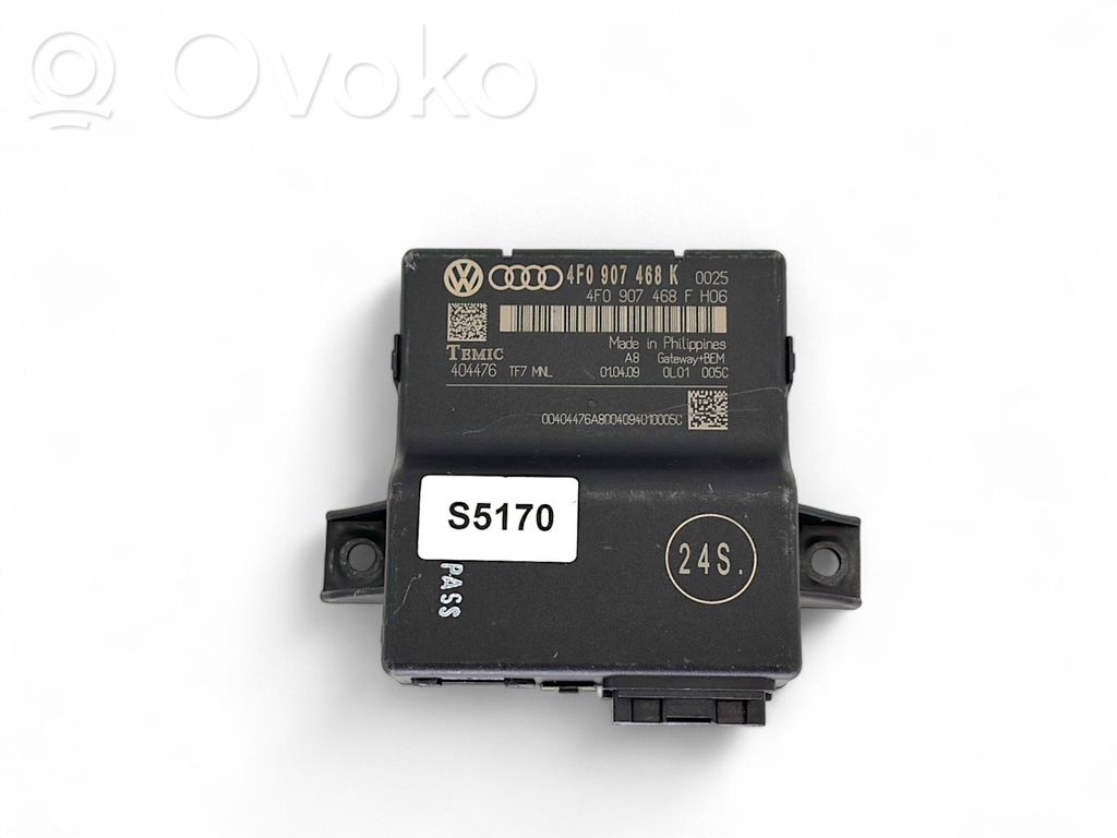 Audi A6 S6 C6 4F Gateway control module 