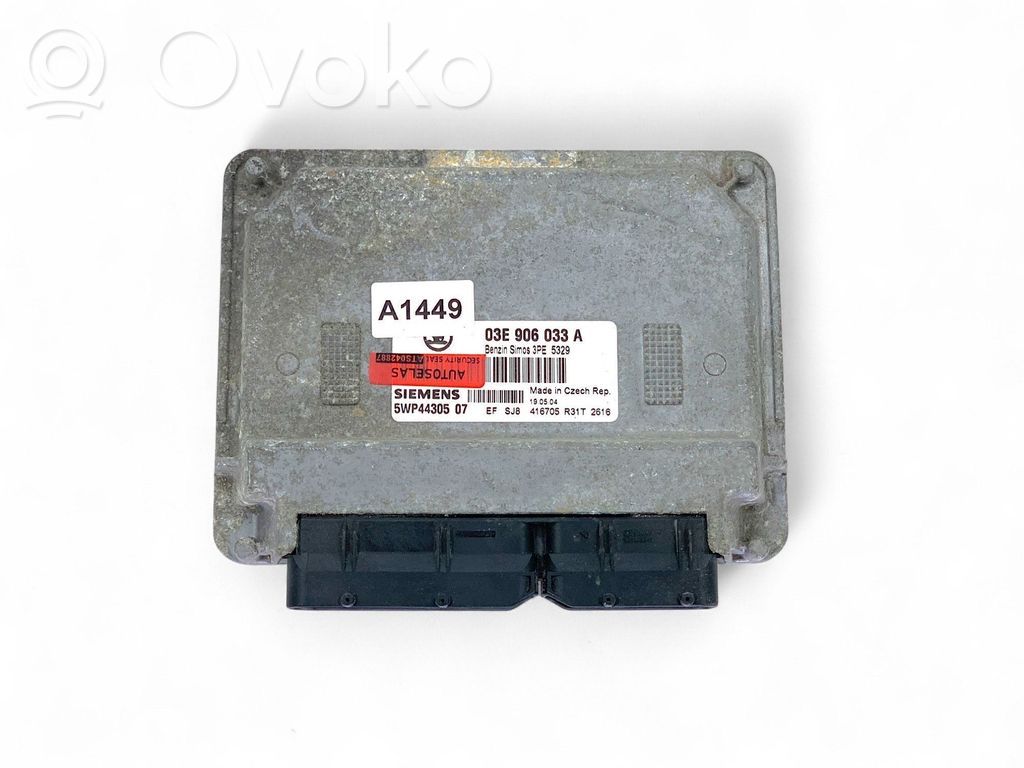 Skoda Fabia Mk1 (6Y) Engine control unit/module 