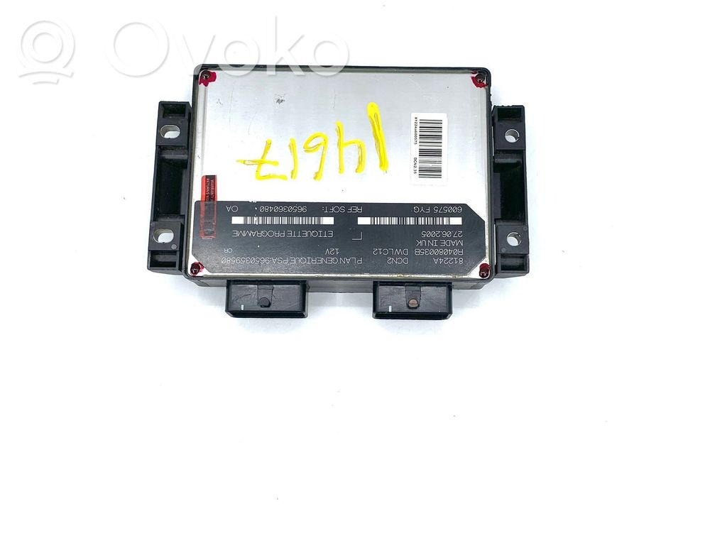 Peugeot Partner Engine control unit/module 