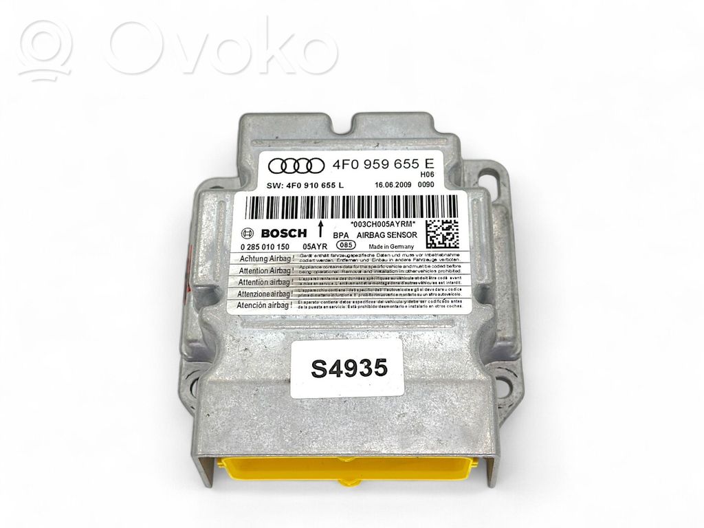 Audi A6 S6 C6 4F Airbag control unit/module 