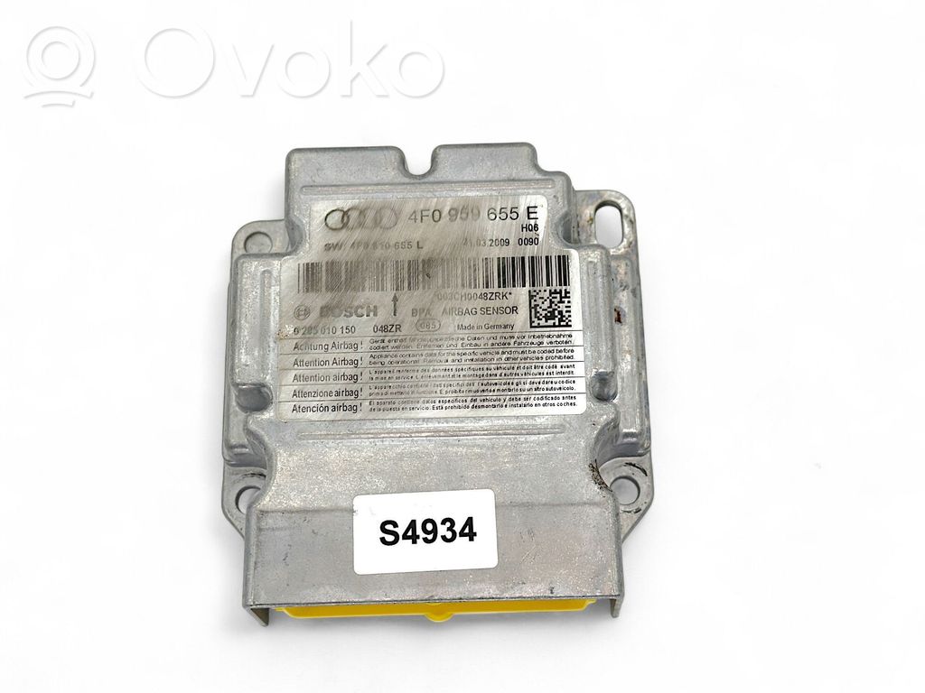 Audi A6 S6 C6 4F Airbag control unit/module 