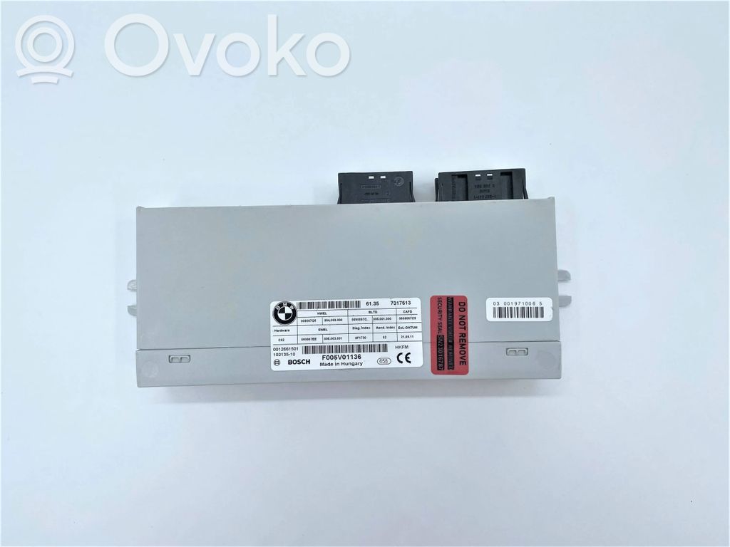BMW 5 F10 F11 Tailgate/trunk control unit/module 