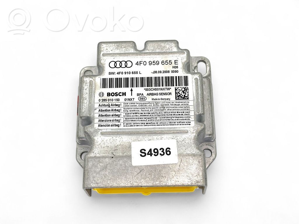 Audi A6 S6 C6 4F Airbag control unit/module 