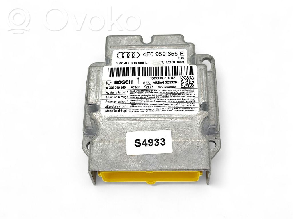 Audi A6 S6 C6 4F Airbag control unit/module 