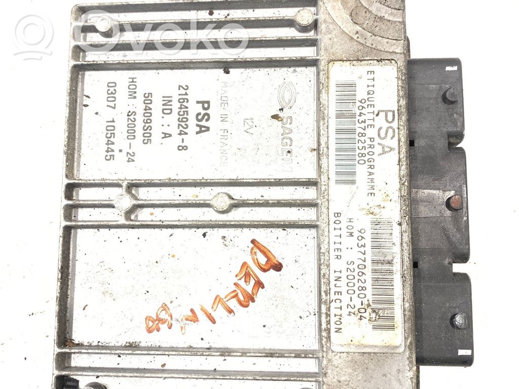 Citroen Berlingo Engine control unit/module 