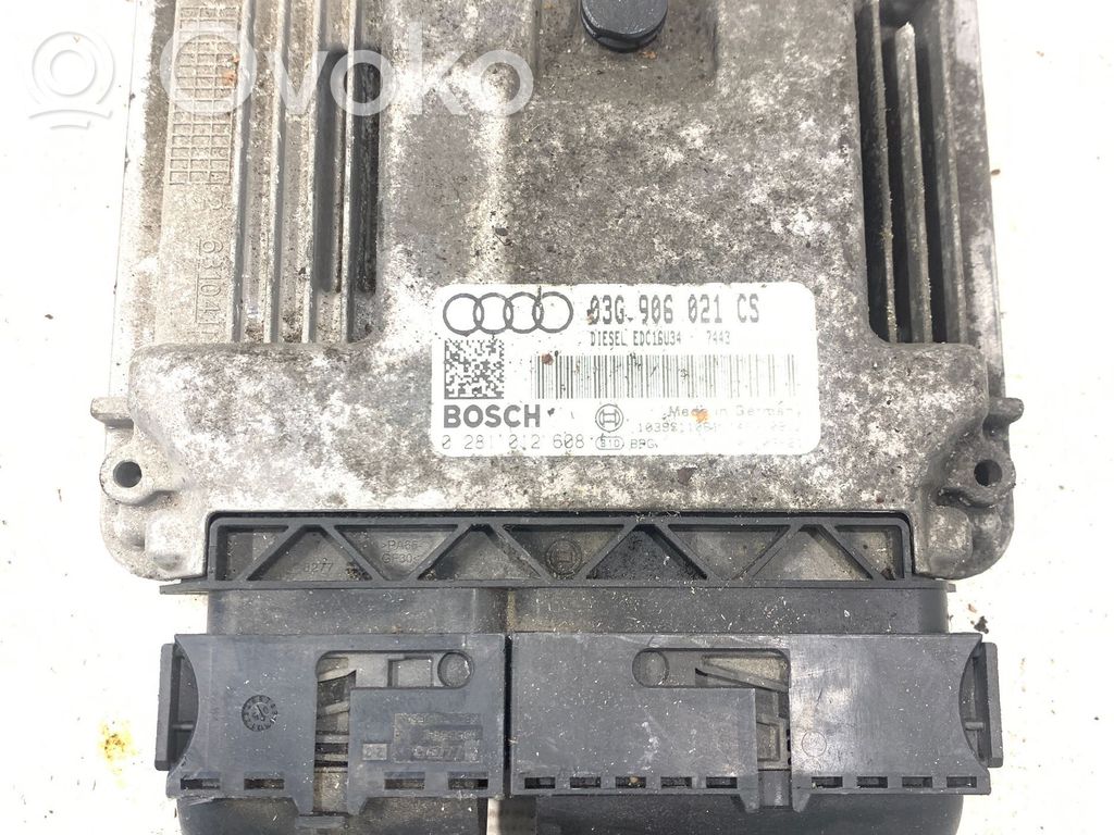 Engine control unit/module   03G906021CS,1039S11061,0281012608