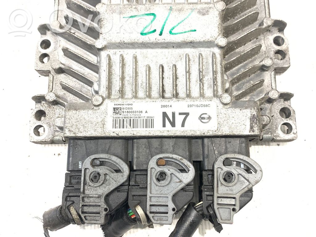 Nissan Qashqai Engine control unit/module 