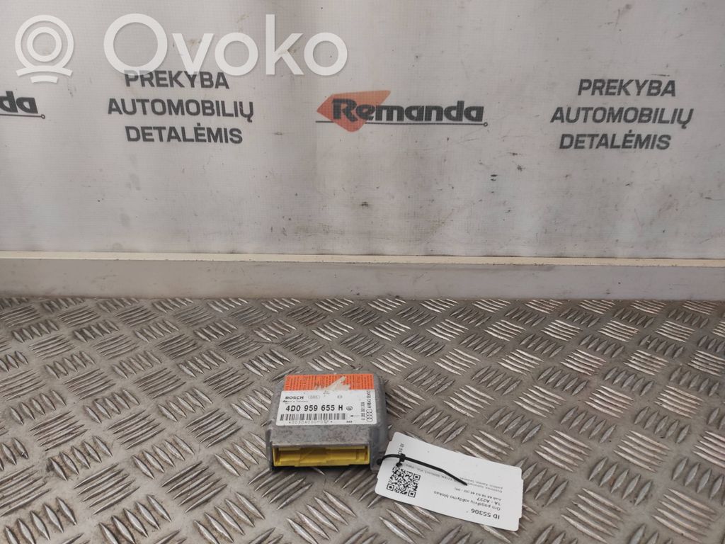 Audi A8 S8 D3 4E Airbag control unit/module 