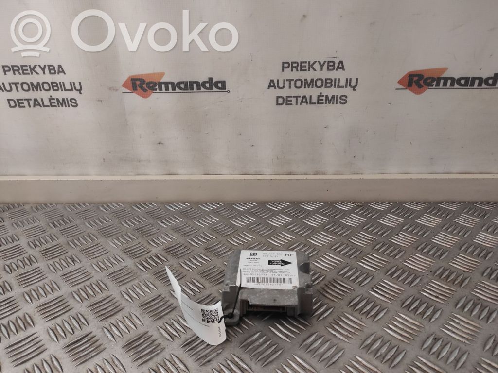 Opel Astra G Airbag control unit/module 