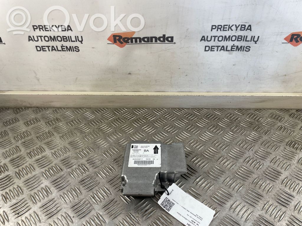 Opel Vectra C Airbag control unit/module 