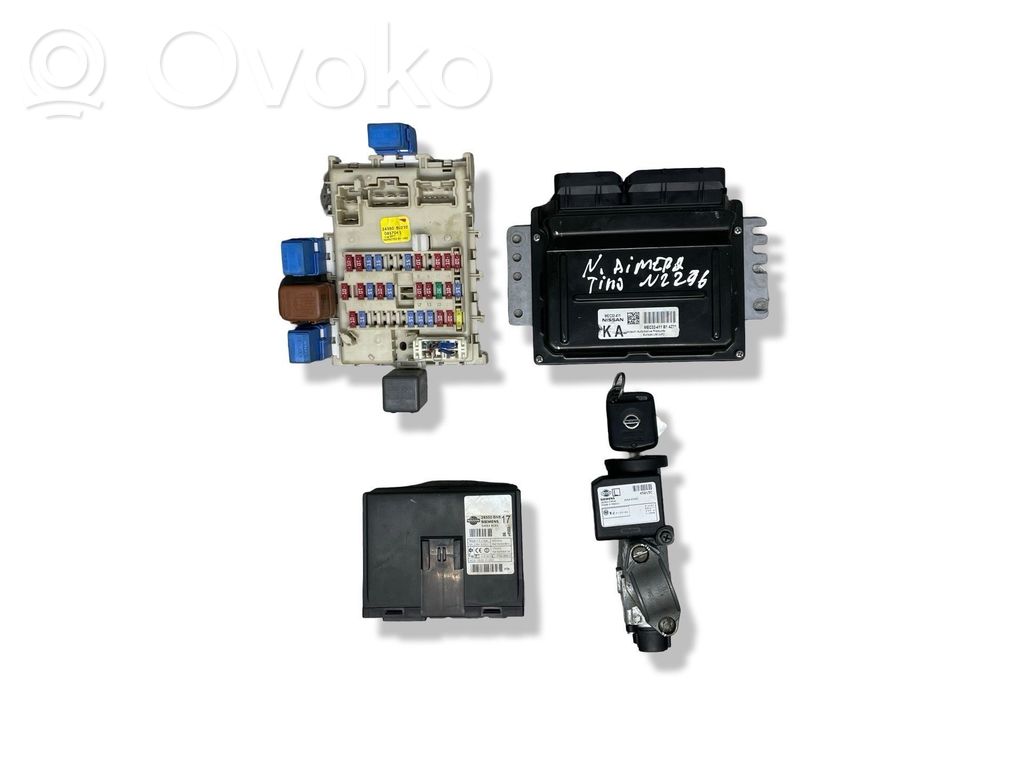 Nissan Almera Tino Engine ECU kit and lock set 