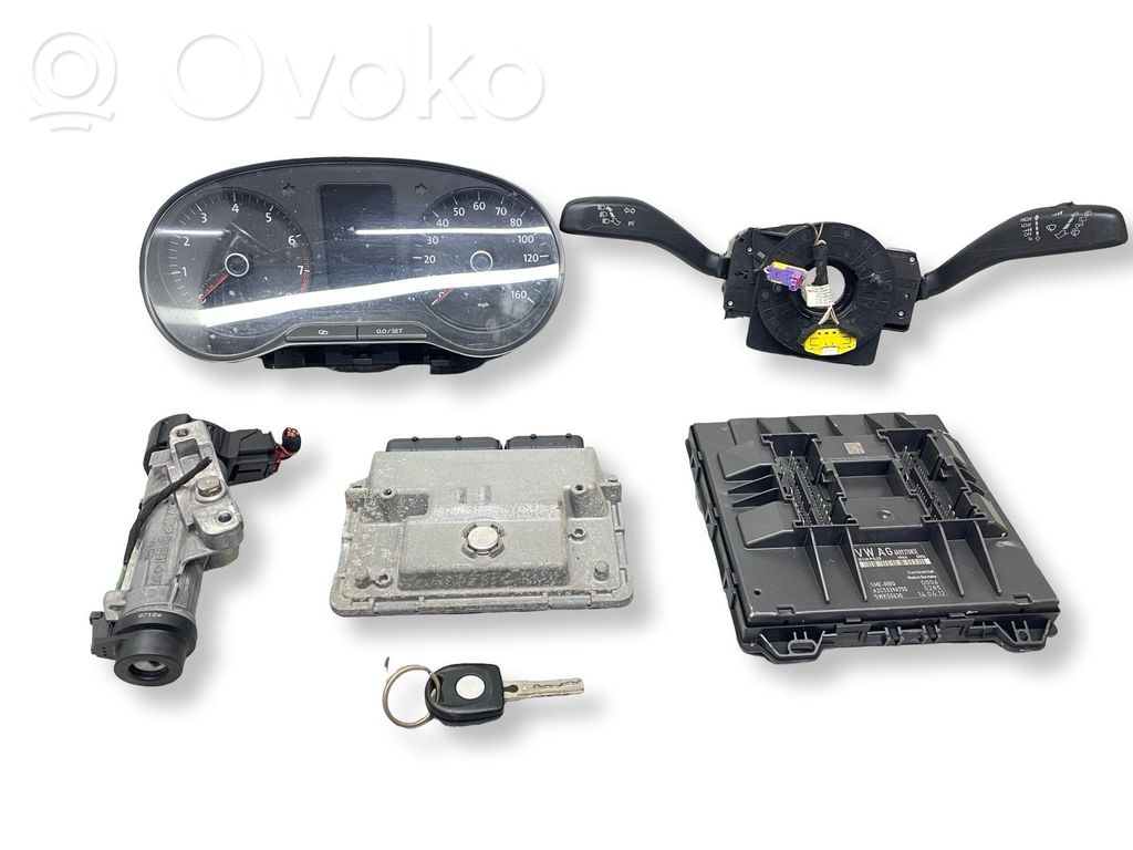 Volkswagen Polo V 6R Engine ECU kit and lock set 