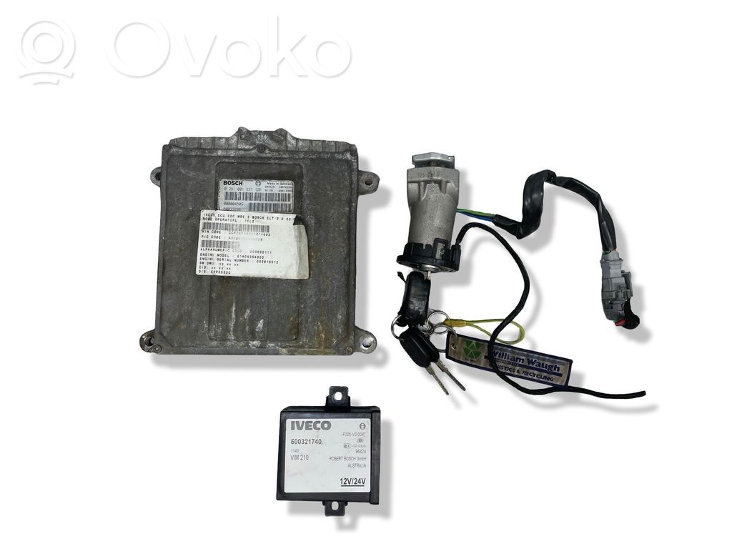 Iveco Daily 3rd gen Engine ECU kit and lock set 