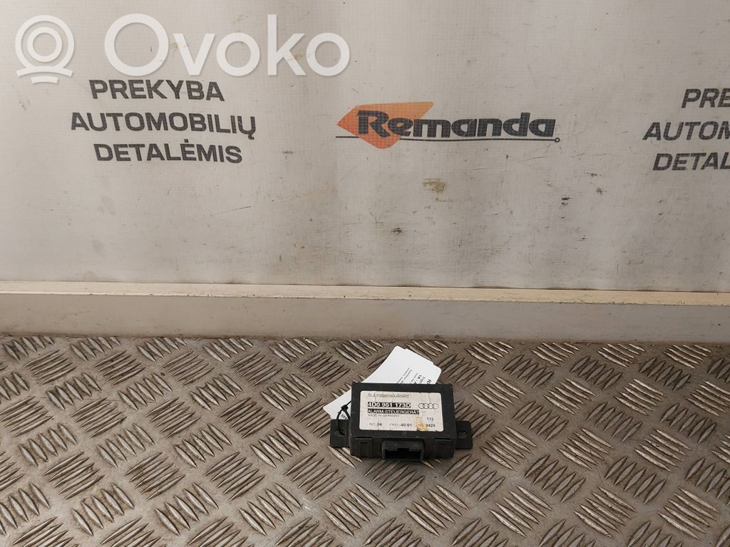 Audi A6 S6 C5 4B Alarm control unit/module 
