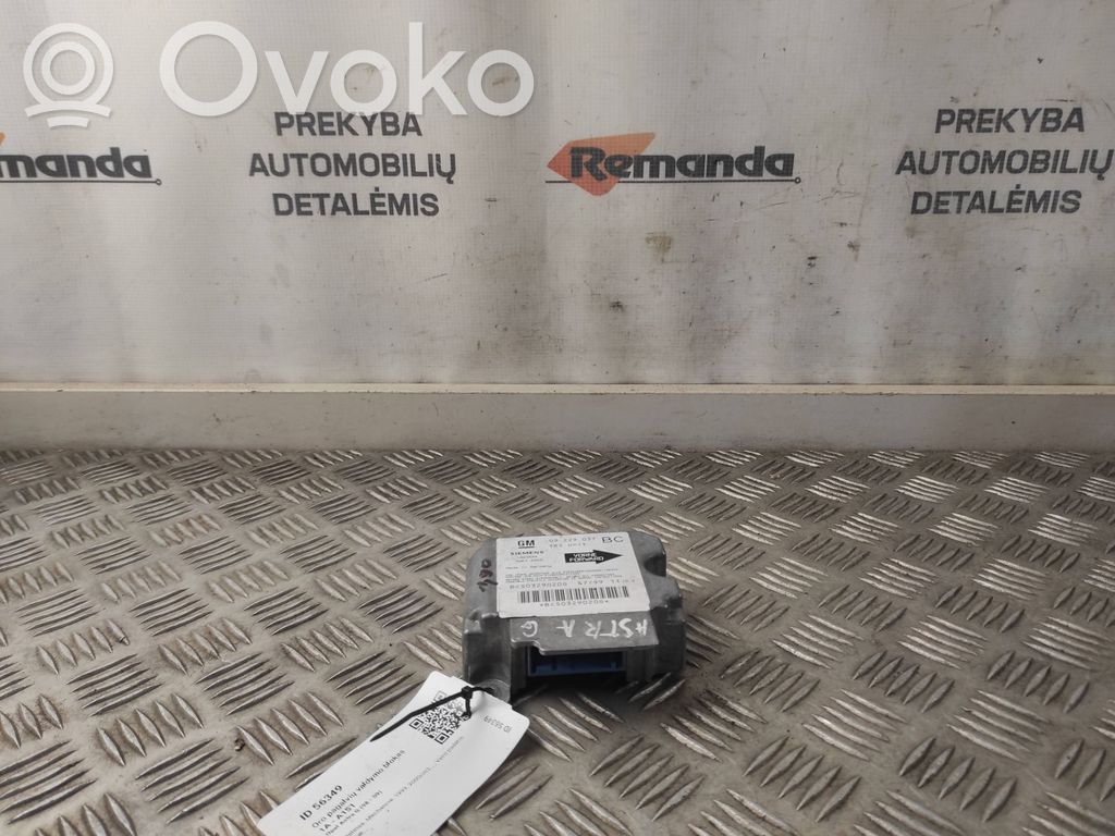 Opel Astra G Airbag control unit/module 