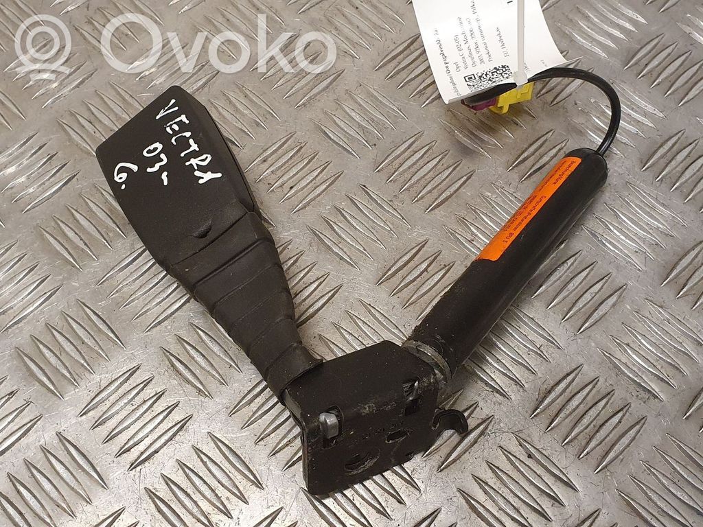 Opel Vectra C Hebilla del cinturón de seguridad trasero 