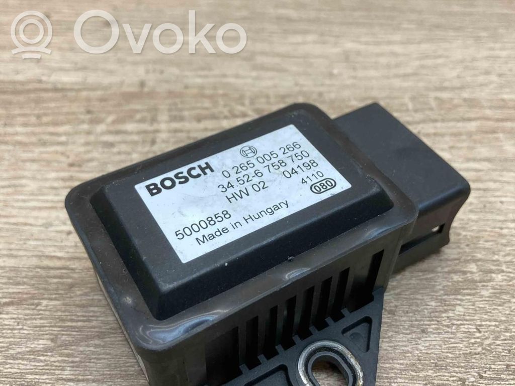 BMW 5 E60 E61 ESP acceleration yaw rate sensor 