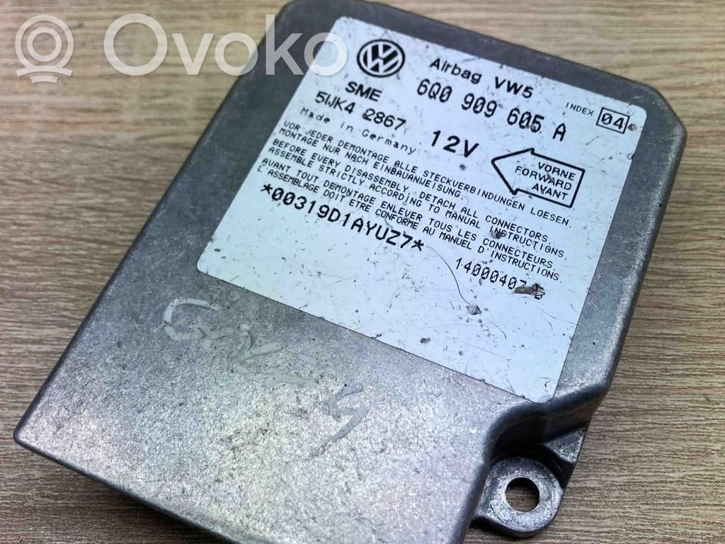 Volkswagen Golf V Unidad de control/módulo del Airbag 