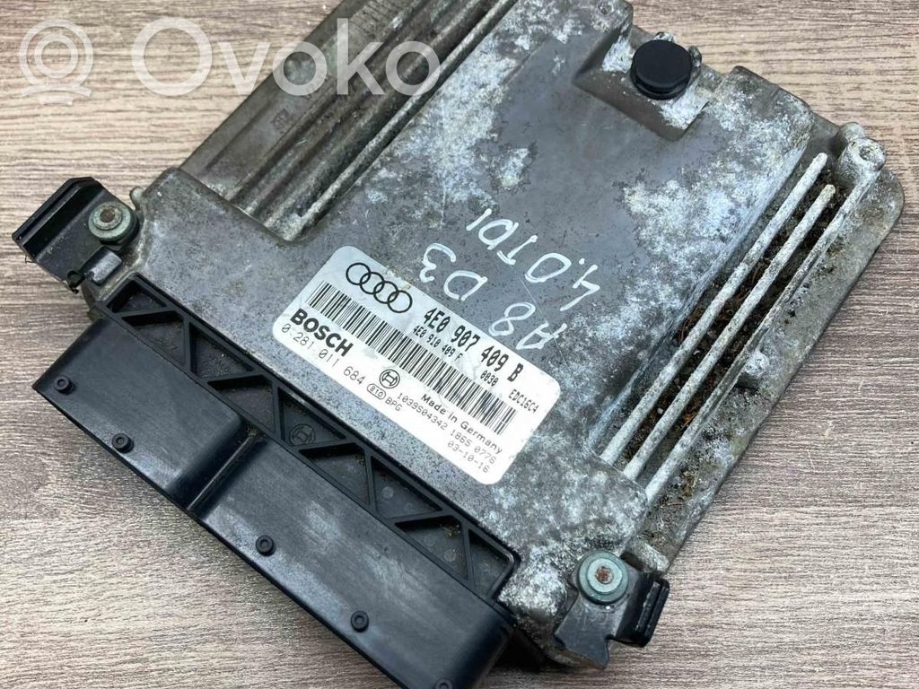 Audi A8 S8 D3 4E Galios (ECU) modulis 