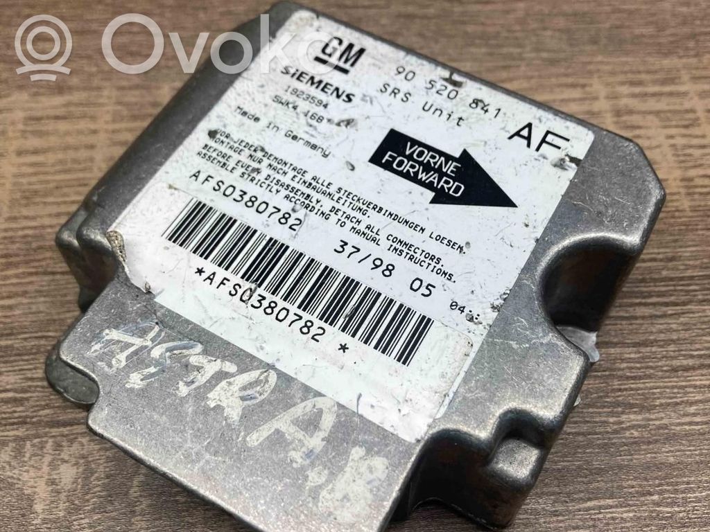 Opel Astra G Unitate/modul de comandă airbaguri 