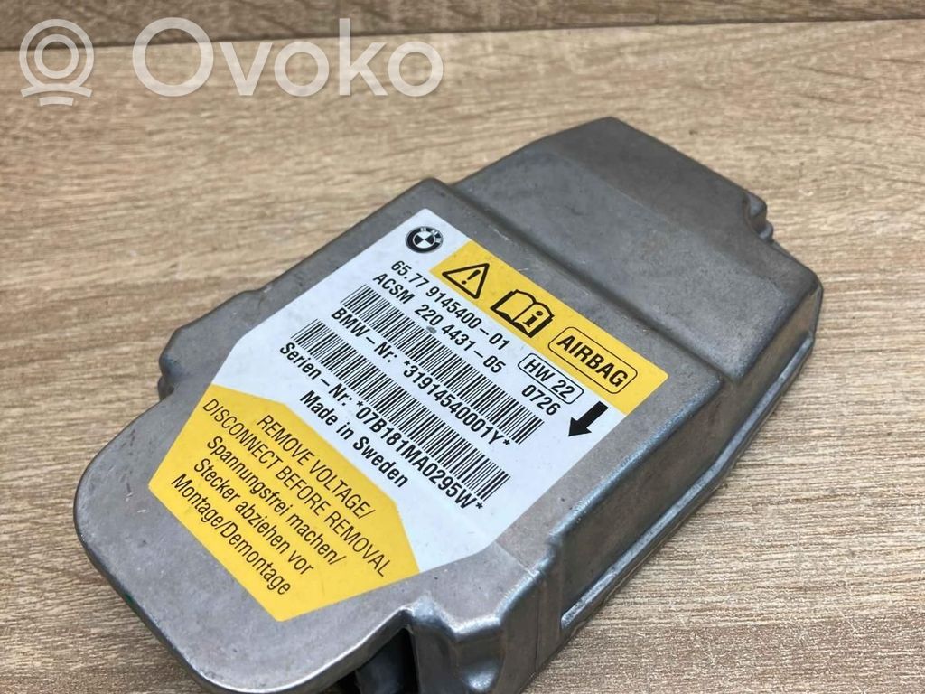 BMW 5 E60 E61 Airbag control unit/module 