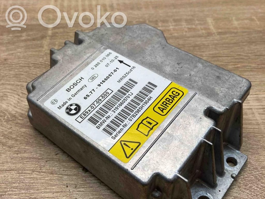 Airbag control unit/module   9166057,0285010066