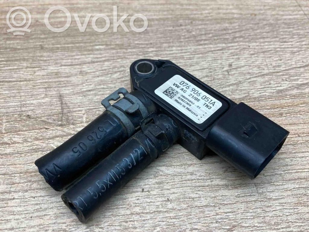 Volkswagen PASSAT B6 Išmetamųjų dujų slėgio daviklis 