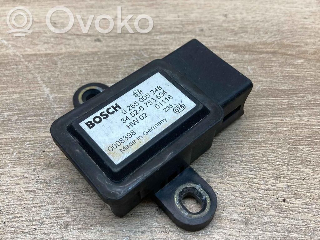BMW 5 E39 ESP acceleration yaw rate sensor 