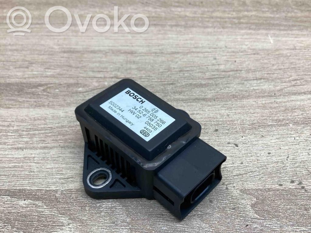 BMW 5 E60 E61 ESP acceleration yaw rate sensor 
