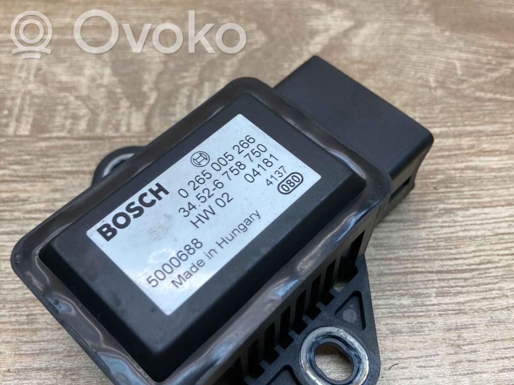 BMW 5 E60 E61 ESP acceleration yaw rate sensor 