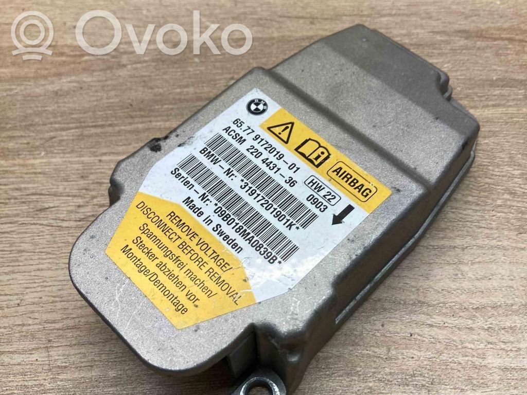 BMW 5 E60 E61 Airbag control unit/module 