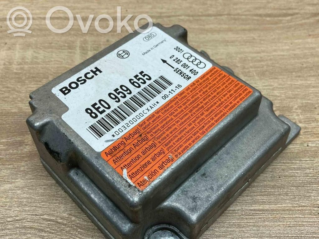 Audi A4 S4 B6 8E 8H Airbag control unit/module 