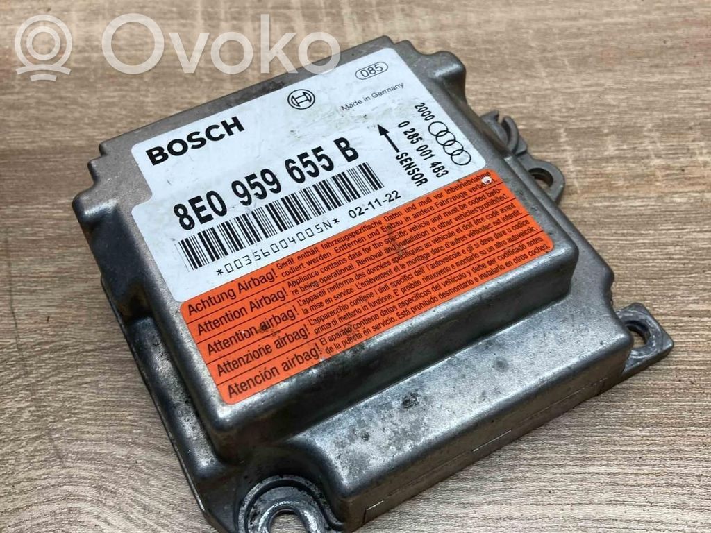 Audi A4 S4 B6 8E 8H Airbag control unit/module 