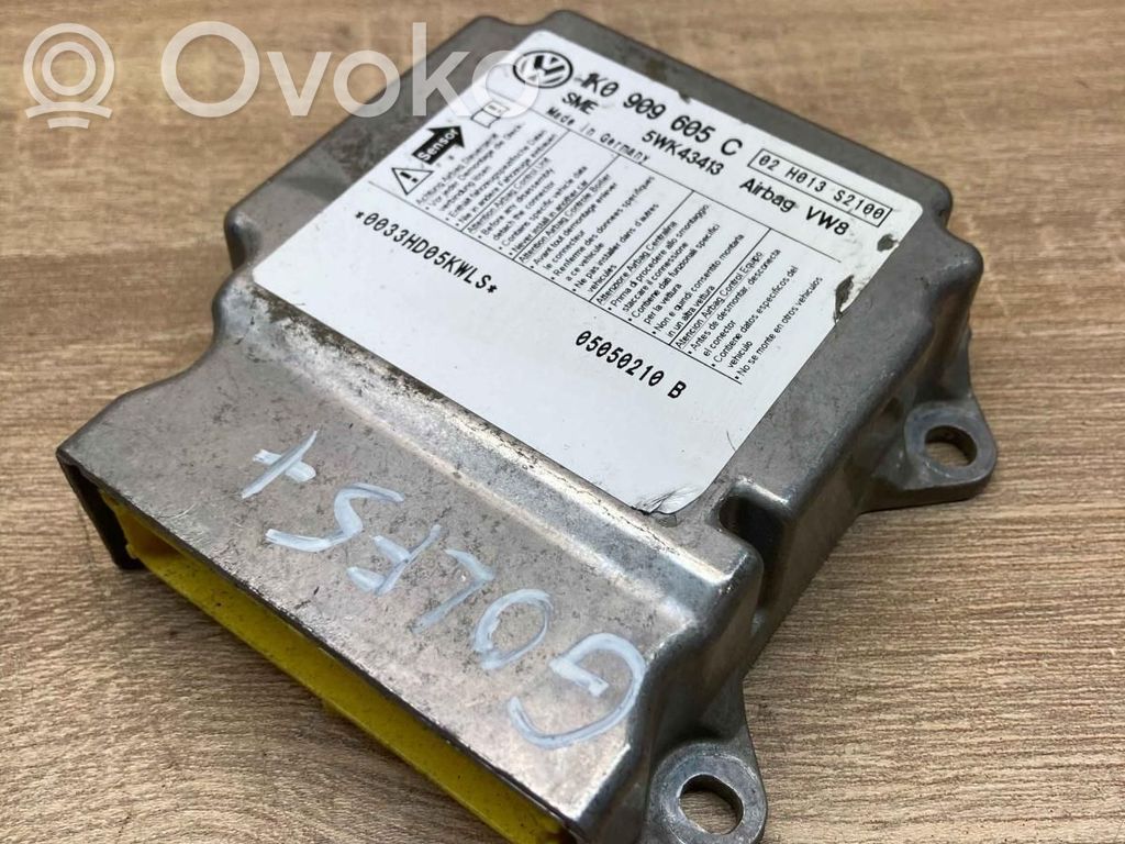 Volkswagen Golf V Airbag control unit/module 