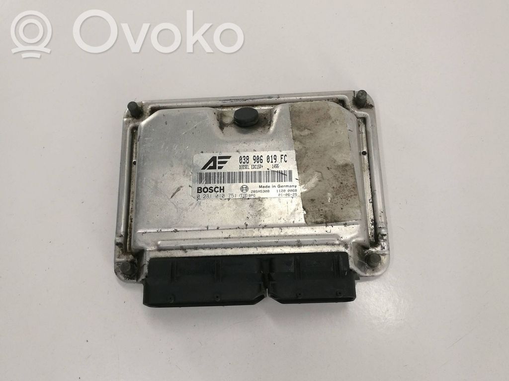 Engine control unit/module   038906019FC,28SA5308,0281010751