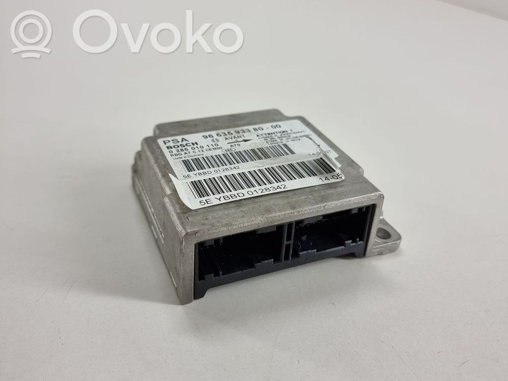 Peugeot 207 Airbag control unit/module 