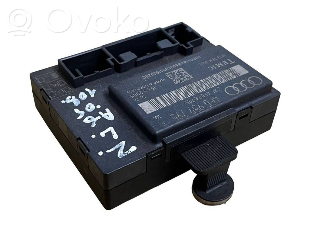 Audi A6 S6 C6 4F Door control unit/module 