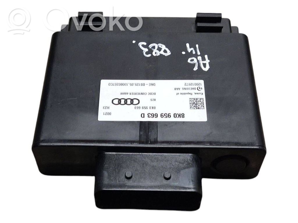 Audi A6 S6 C7 4G Convertisseur / inversion de tension inverseur 