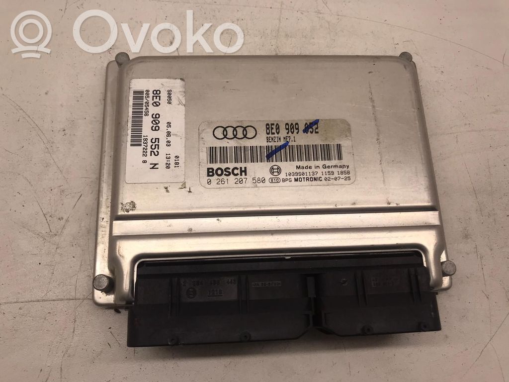 Audi A6 S6 C6 4F Unité de commande, module ECU de moteur 