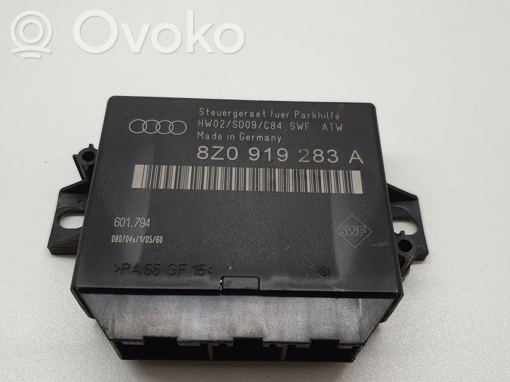 Audi A4 S4 B6 8E 8H Parkavimo (PDC) daviklių valdymo blokas 
