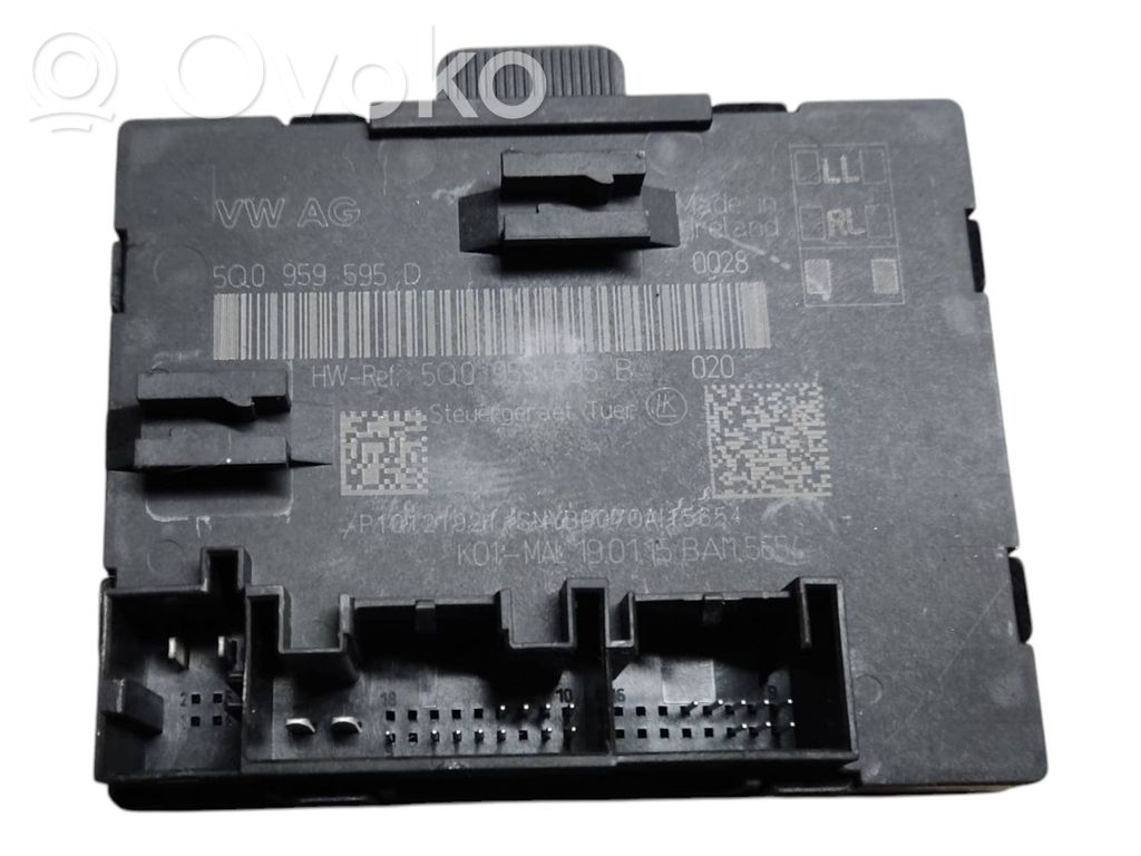 Audi A3 S3 8V Door control unit/module 