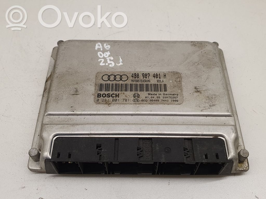 Audi A6 S6 C5 4B Galios (ECU) modulis 