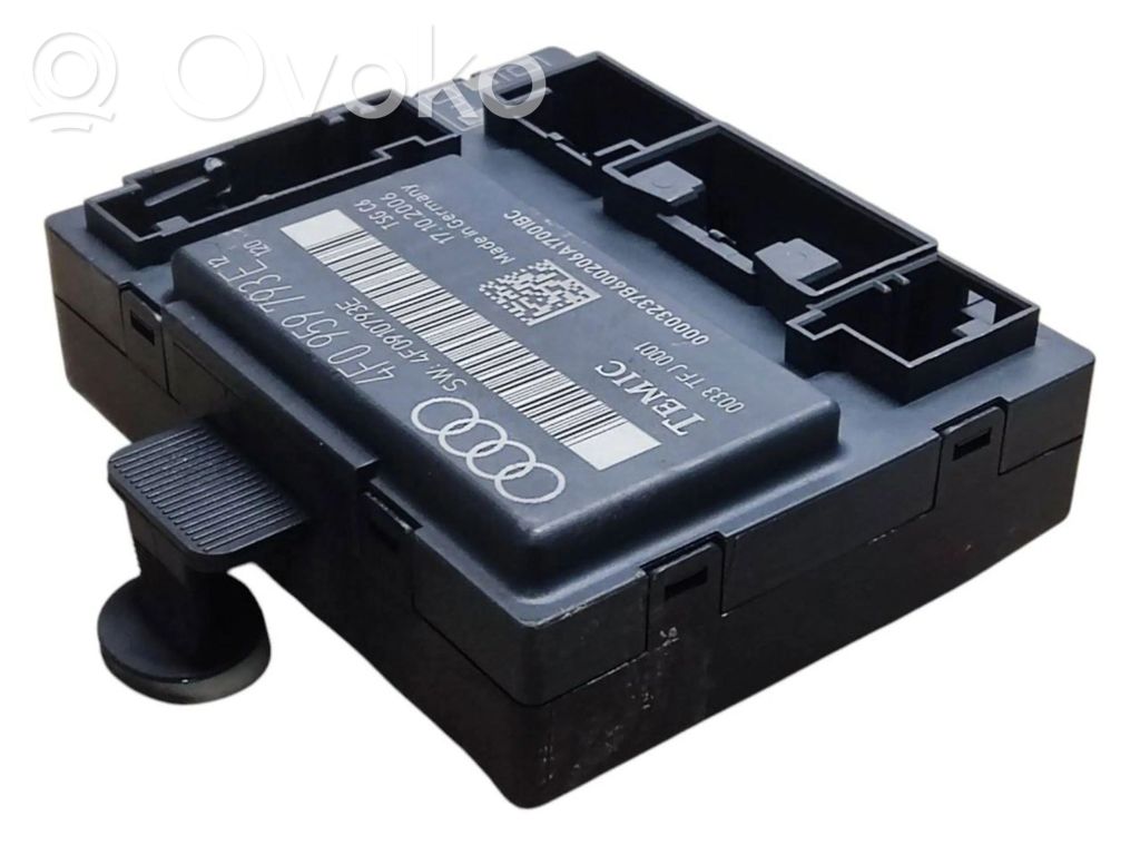 Audi A6 S6 C6 4F Unité de commande module de porte 