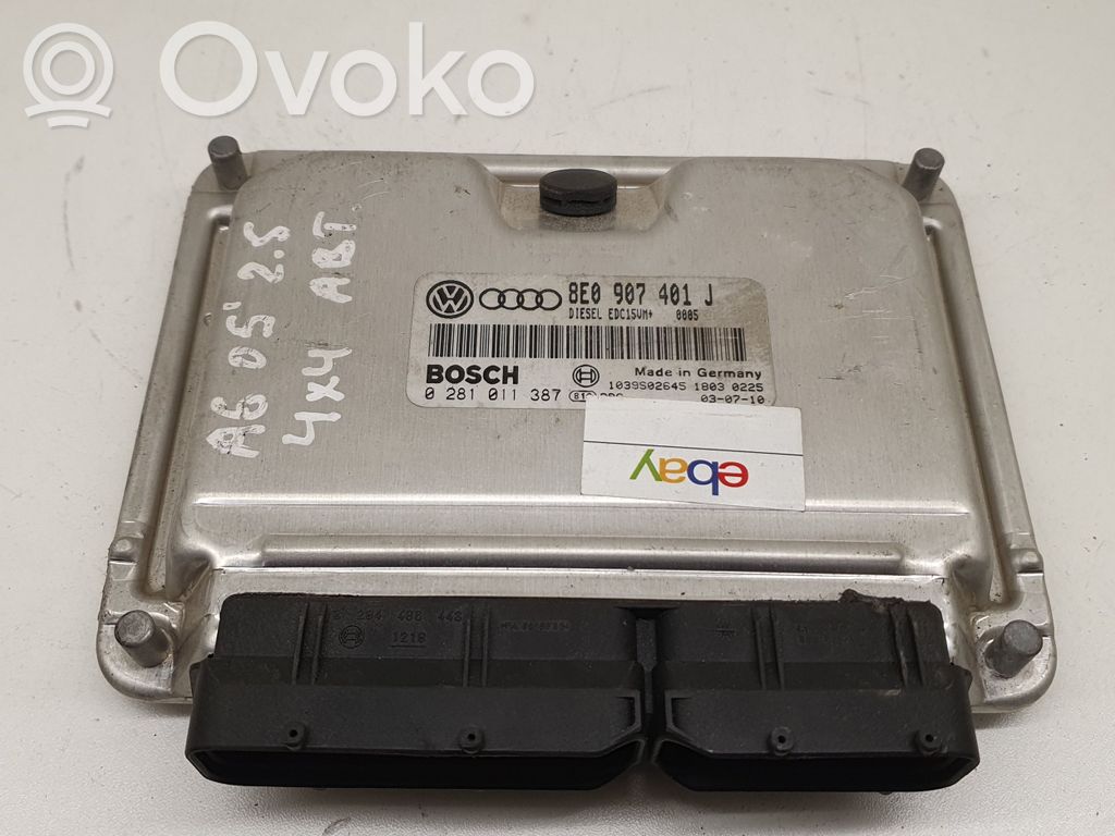 Audi A6 S6 C5 4B Engine control unit/module ECU 