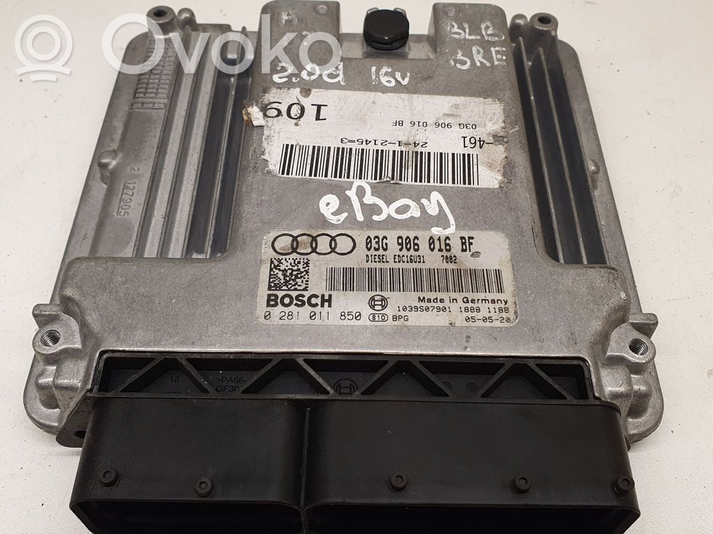 Volkswagen PASSAT B5.5 Calculateur moteur ECU 