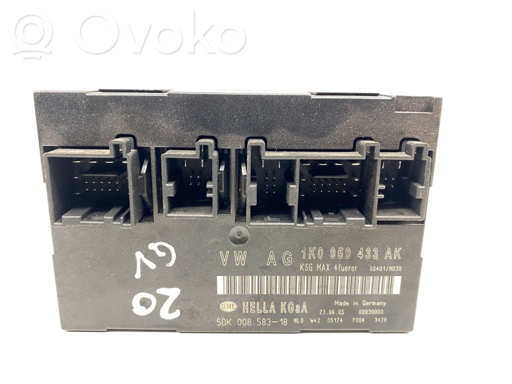 Volkswagen PASSAT B6 Comfort/convenience module 
