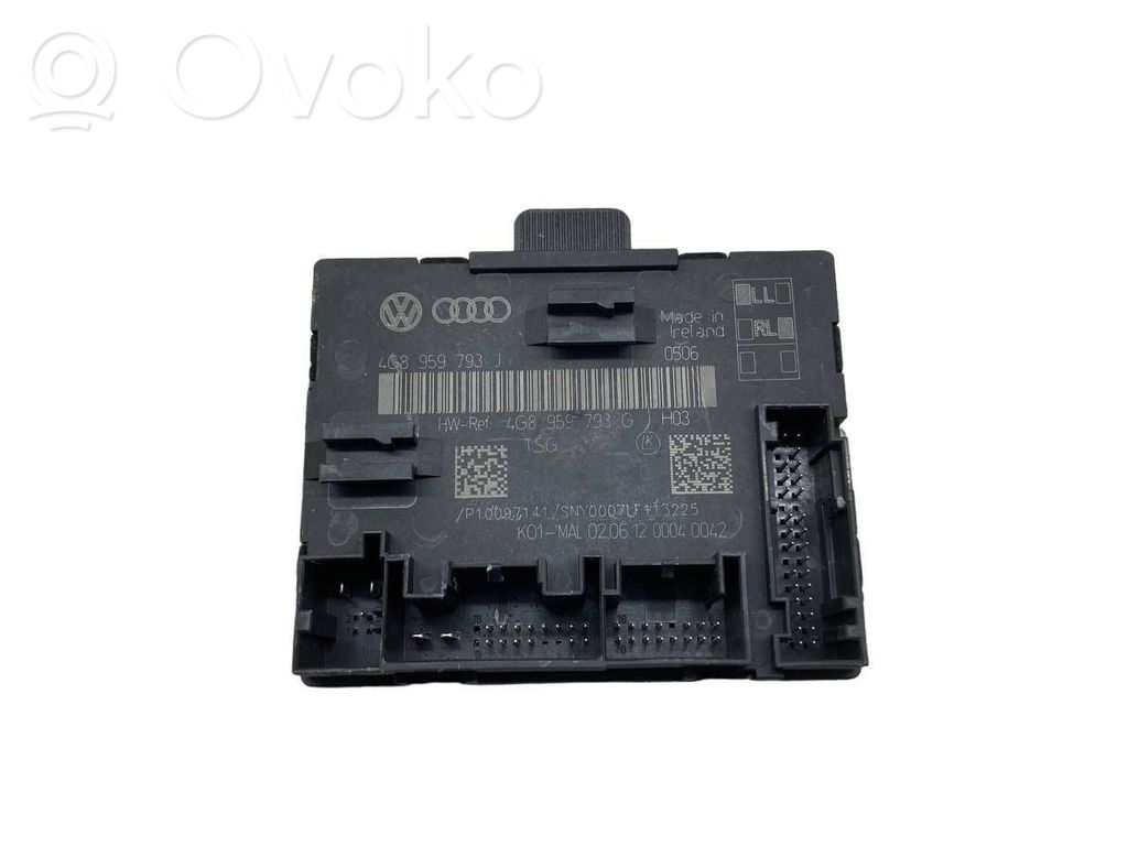Audi A7 S7 4G Unité de commande module de porte 