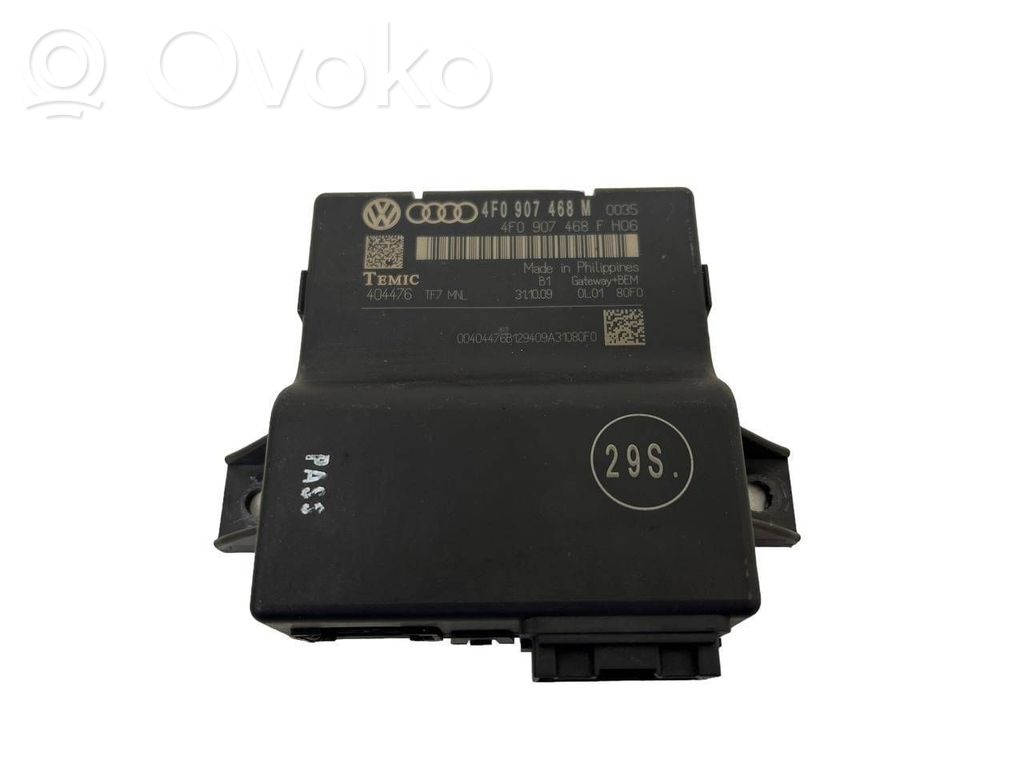 Audi A6 S6 C6 4F Gateway control module 