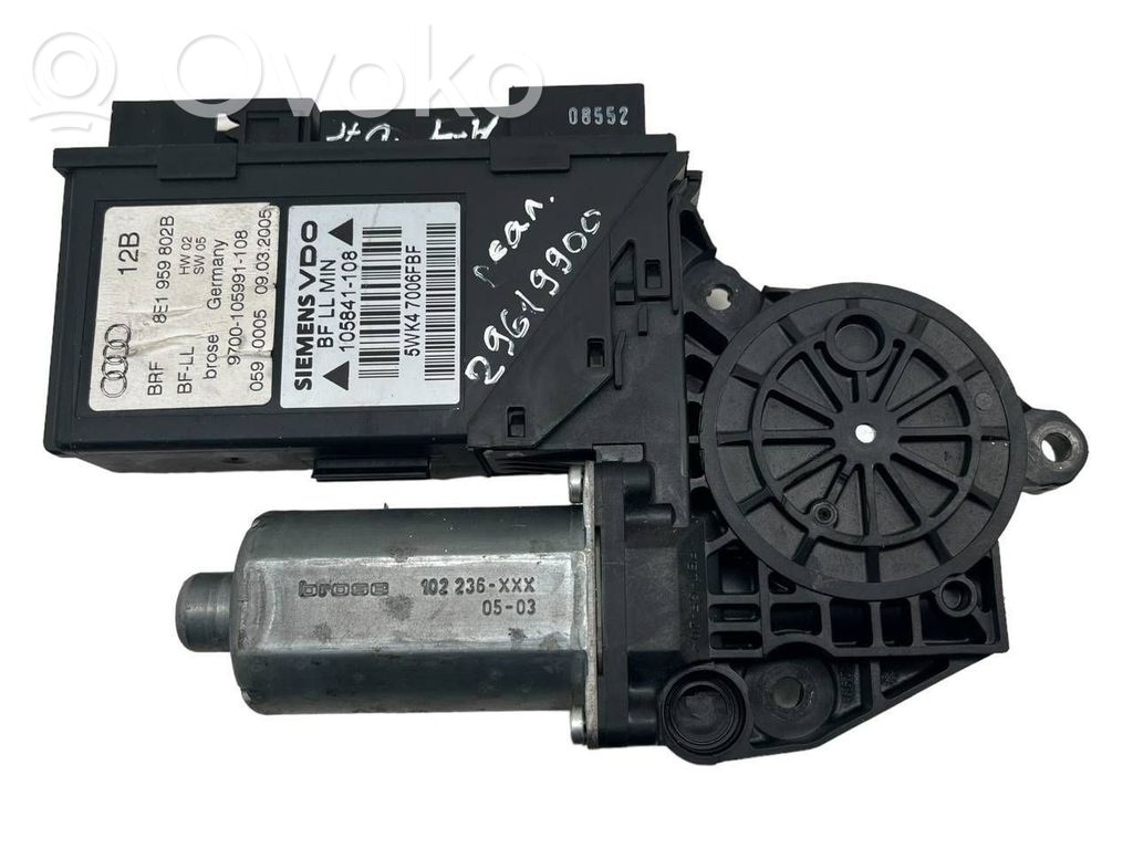 Silnik regulatora szyby drzwi przednich   8E1959802B,09032005,9700105991108